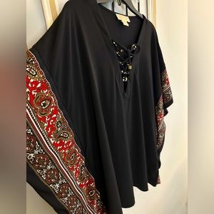 Michael Kors - Poncho Style Blouse Top Tunic